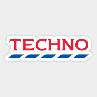 Tesco Techno Sticker